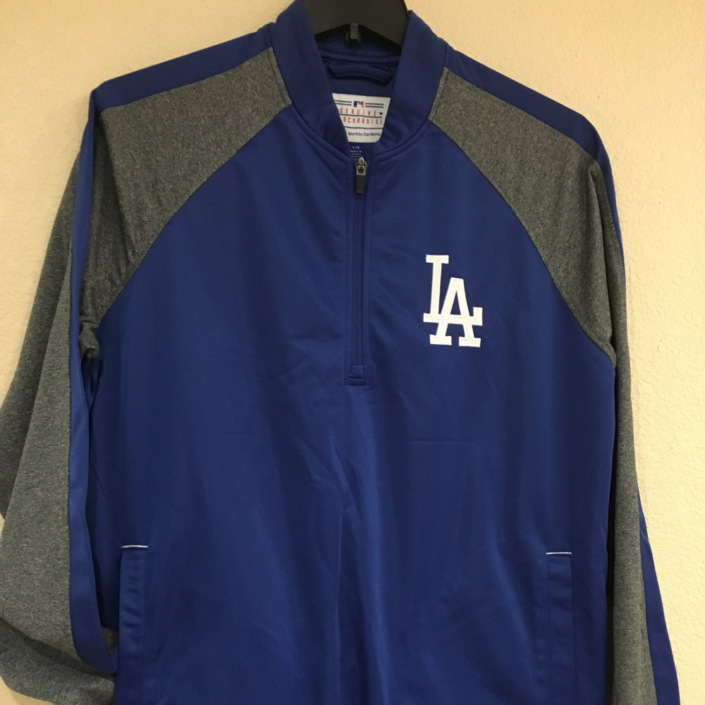 LA DODGERS Half Zip Pullover by G-III